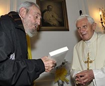 En tiempos difíciles de la humanidad Fidel se reúne con el papa En tiempos difíciles de la humanidad Fidel se reúne con el papa