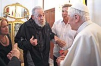 PAPA BENEDICTO XVI SE REÃNE CON FIDEL CASTRO