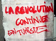 Túnez, un pueblo rebelde: con espíritu de victoria