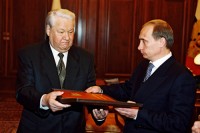 rusia Vladimir Putin y Boris Yeltsin
