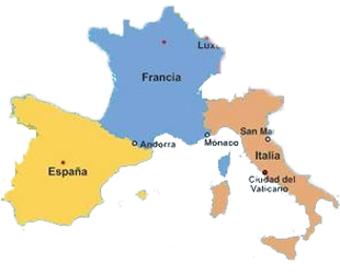 Download España E Italia Mapa Planisferio Pictures