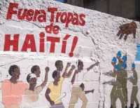 haiti fuera tropas Mural
