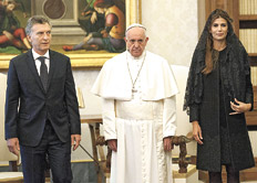 ar macri esposa y papa