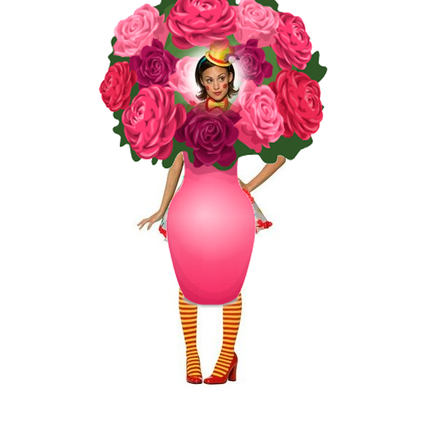 Resultado de imagen de mujer florero