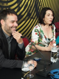 Festival Locarno b Sebastian Lelio y Paulina Garcia foto  Sergio Ferrari