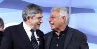 Felipe González y Gordon Brown