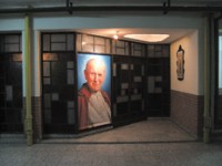 La capilla del actual Liceo Aeronáutico, donde en 1978 funcionó un campo clandestino de concentración.