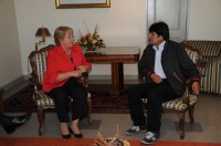 ch Bachelet y evo