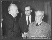 Jorge Alessandri,  Rafael Maluenda y Agustín Edwards : 6 de septiembre de 1958