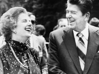 Thatcher y Reagan 