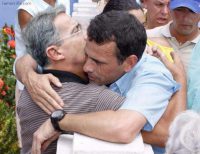Capriles con Uribe, todo el apoyo