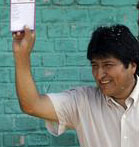 Con cierta tristeza la «prensa internacional» informó que los bolivianos dijeron sí